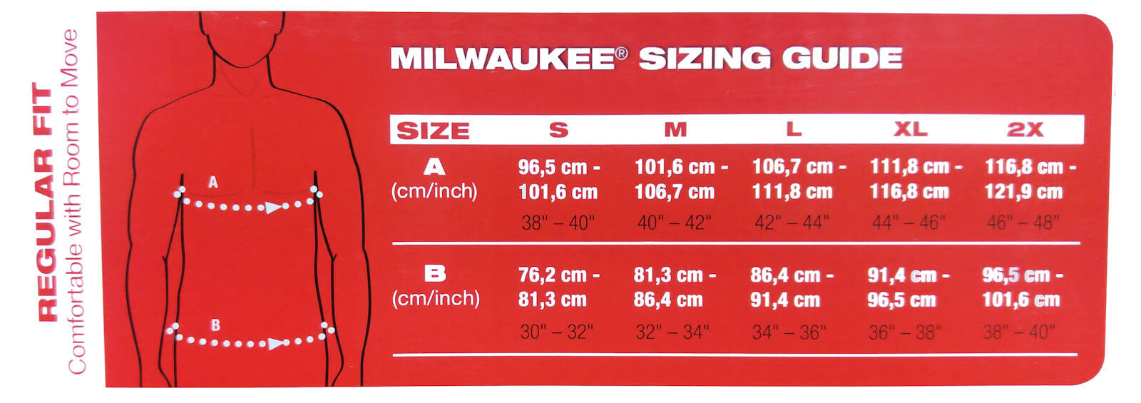 Milwaukee Heated Jacket/Hoodie Sizing