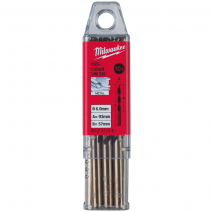 Milwaukee 4.8mm Red Cobalt HSS-G (DIN338) Metal Drill Bit Pack