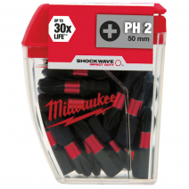Milwaukee 25 Piece ShockWave Impact Duty TX30 x 25mm Screwdriving Bit Set