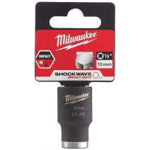 Milwaukee 10mm ShockWave Impact Duty 1/2" Drive Impact Socket