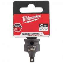 Milwaukee 3/8" to 1/2" Square Drive ShockWave Impact Duty Impact Socket Adaptor