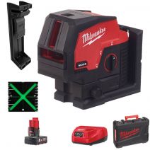 Milwaukee M12CLLP-601C M12 Cross Line Laser with Plumb Points