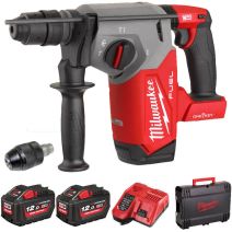 Milwaukee M18ONEFHX-122X M18 One Key FUEL SDS+ Hammer with FIXTEC Chuck