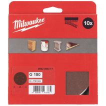 Milwaukee 180 Grit 150mm Sanding Discs