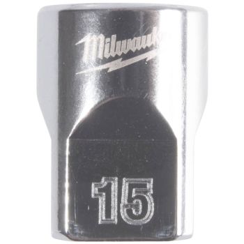 Milwaukee 15mm 3/8" Drive 12-Point Chrome Socket