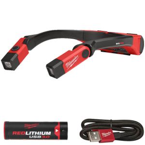 Milwaukee 550 Lumens LED REDLITHIUM USB Stick Light with Magnet